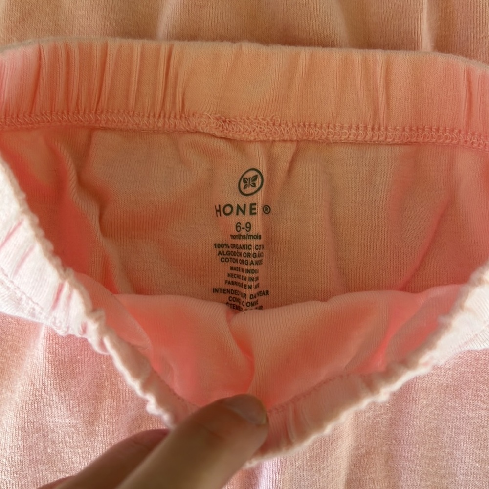 Honest Onesie and pants set of 3 pink - Picture 4 of 4